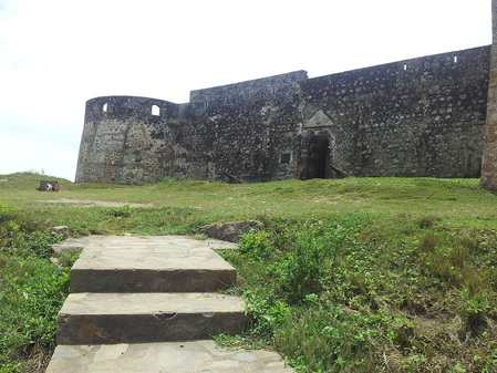 Ghana, Forts, Castles, Fort Amsterdam, Front