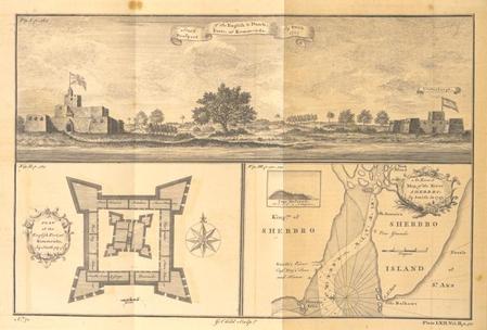 Forts and Castles, Fort Komenda,  British fort, Ghana, West Africa,