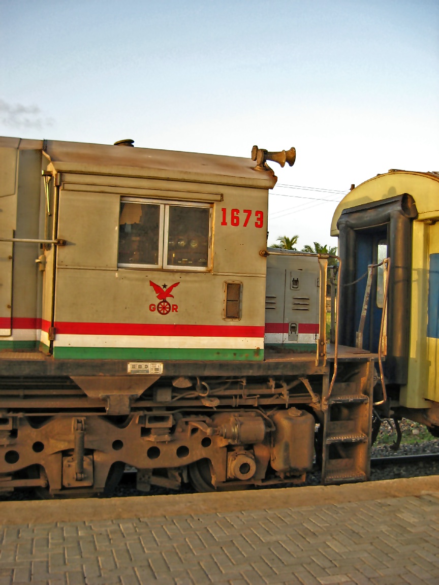 Old diesel locomotive at Asoprochona, second view