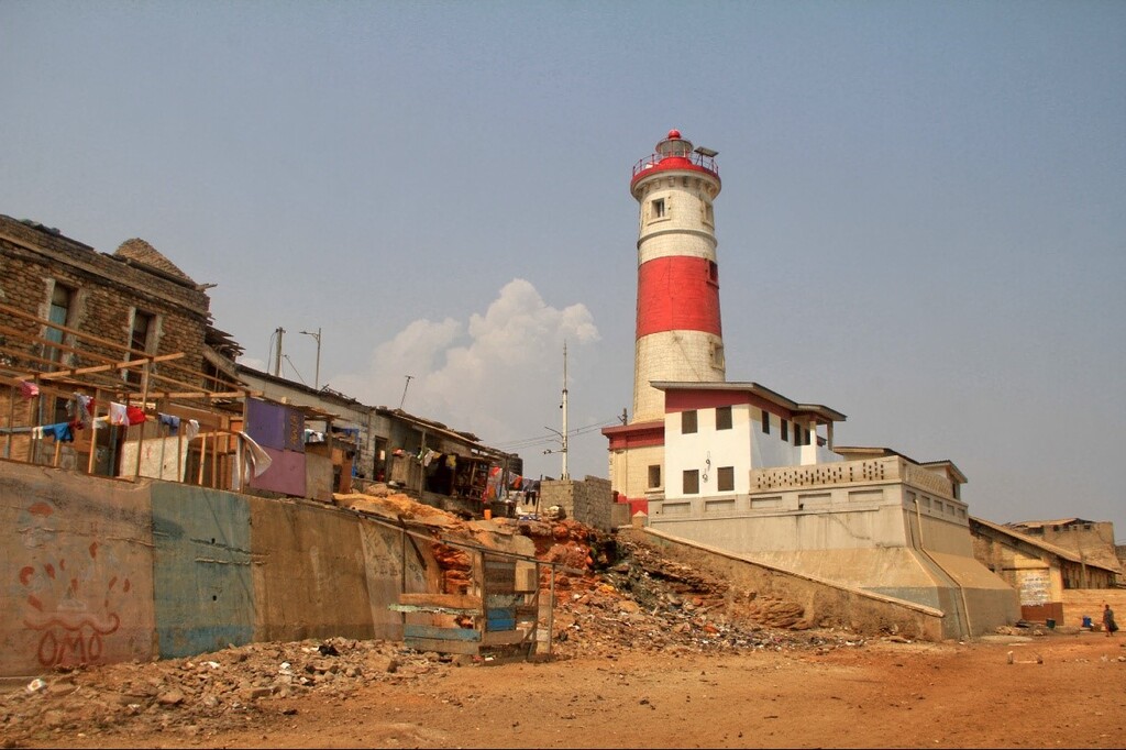 Accra (Jamestown) Lighthouse, One of Ghana’s most iconic landmarks, the Jamestown Lighthouse is steeped in history and cultural significance. Established: 1871 (current structure from 1920s–1930s) - Photography by Remo Kurka, Ghana