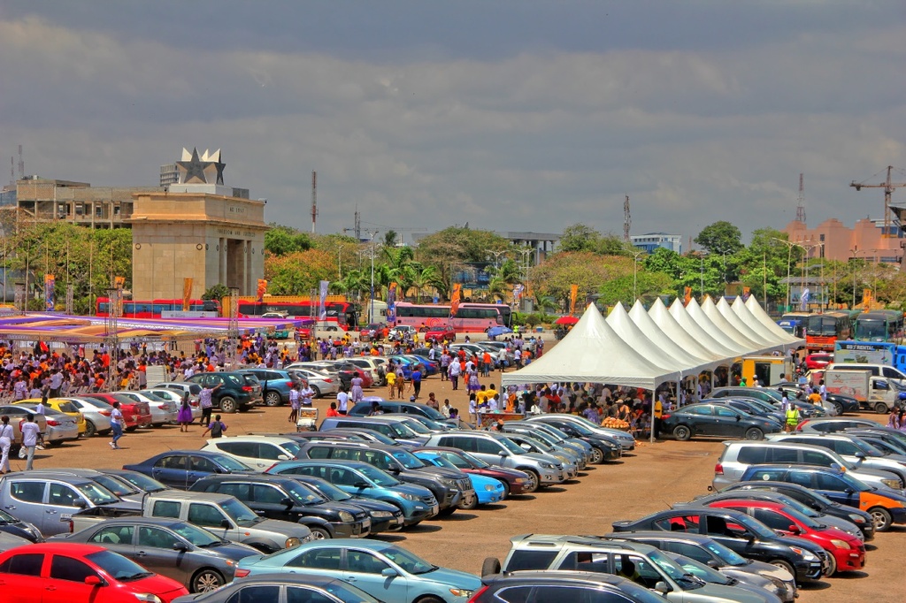 Independence Sqare and Black Star Gate, Accra, Ghana