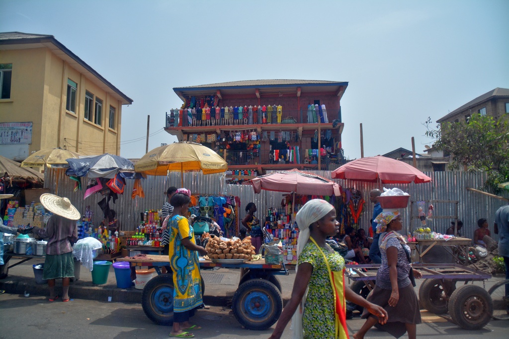 Makola Market in Accra, a busy market in the center of Accra, photography Remo Kurka, Ghana