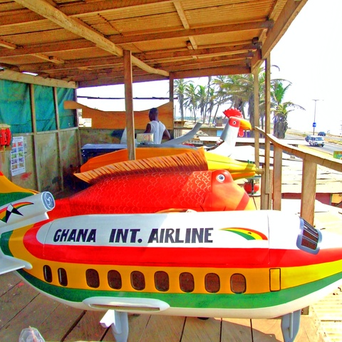 Ghana Airways coffin, (c) Remo Kurka