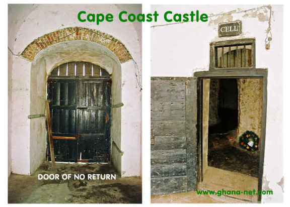Cape Coast Castle: the Door of No Return and the female dungeon