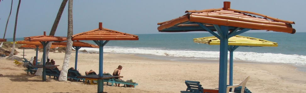 Gomoa Fetteh, Beach - Tills No 1, Beach Hotel, Ghana, Central Region, Africa, Besches of Ghana, West Africa,
