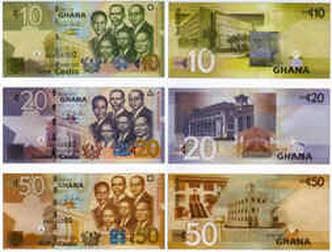 Money of Ghana, Money, Banknotes, Ghana, West Africa