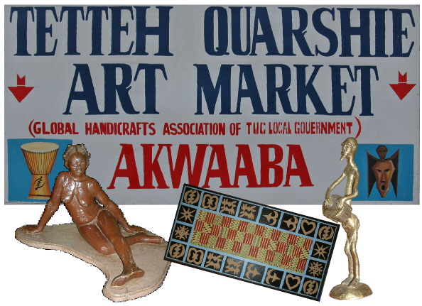 Arts of Ghana, African Arts, TETTEH QUARSHIE ART MARKET, ACCRA, GHANA, GLOBAL, HANDICRIFT, ASSOCIATION, West Africa, Arts, Culture