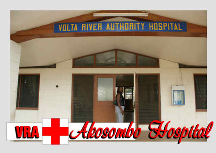 Akosombo Hospital, Akosombo, Eastern region of Ghana - Entrance -