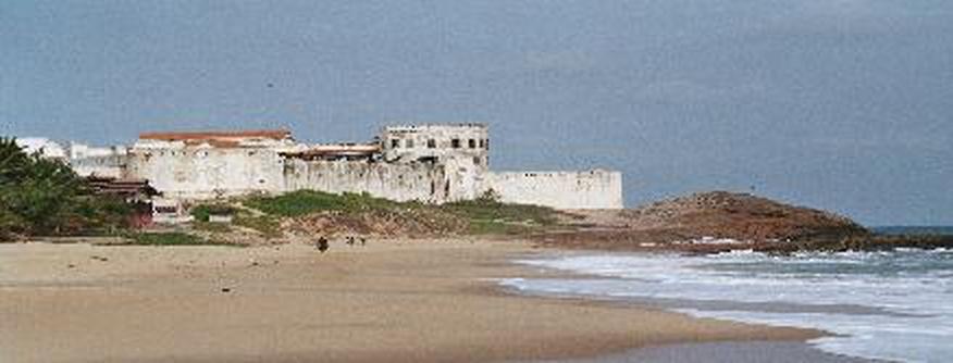 Cape Coast Castle, Beach, Ghana, Central Region, Africa, Besches of Ghana, West Africa,